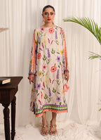 1 Pc Poly Silk Long Dress