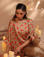 2 Pc Silk Formal Co-Ord Set