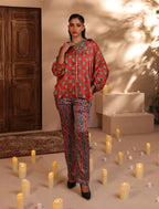 2 Pc Silk Formal Co-Ord Set