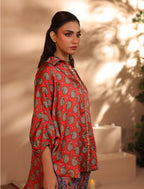 2 Pc Silk Formal Co-Ord Set