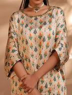 2 Pc Silk Formal Co-Ord Set