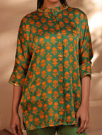 2 Pc Silk Formal Co-Ord Set