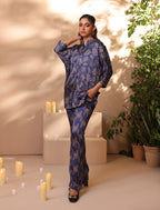 2 Pc Silk Formal Co-Ord Set