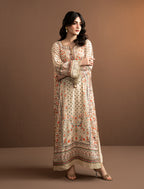 2 Pc Formal Printed Kaftaan