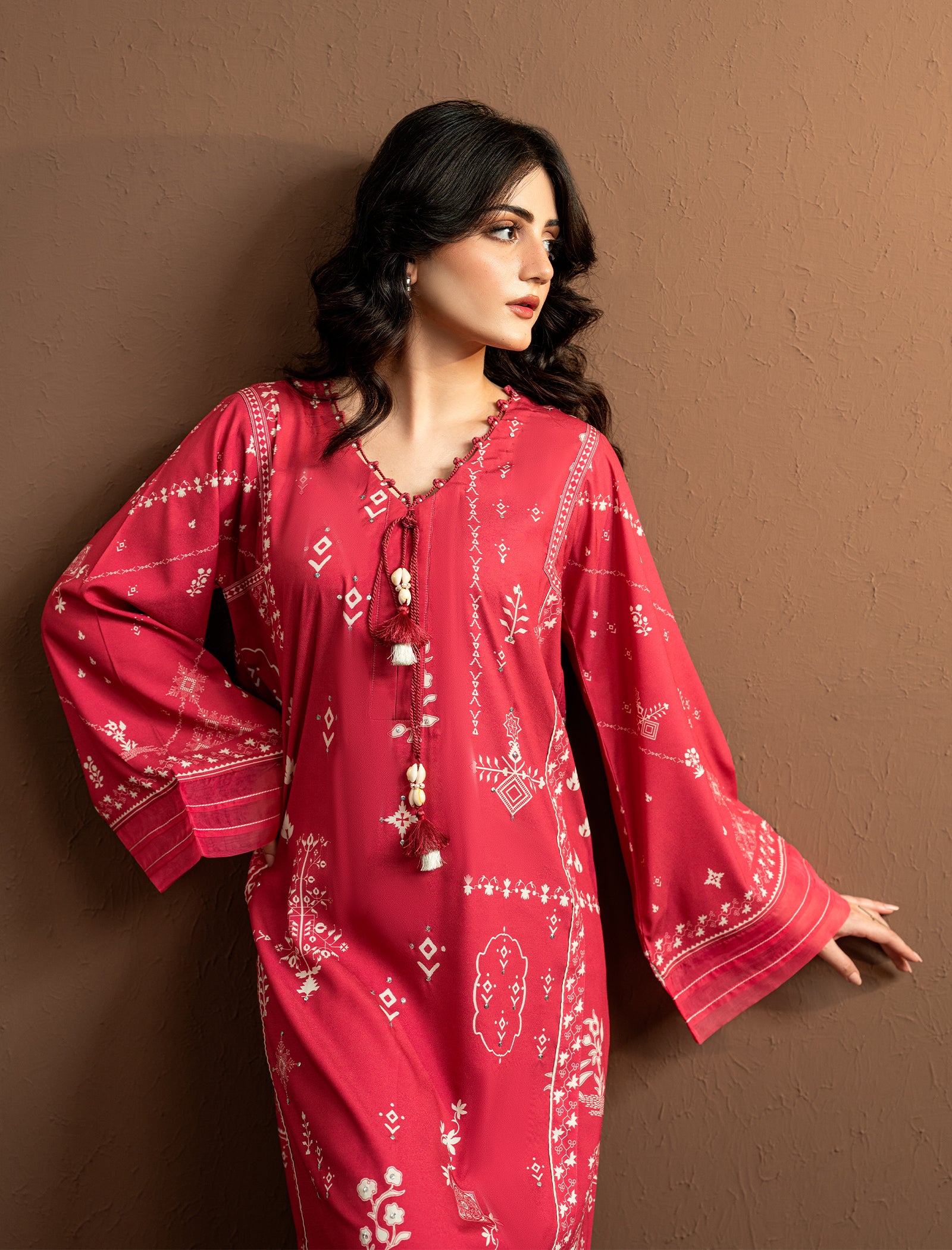 2 Pc Formal Printed Kaftaan Secondary image