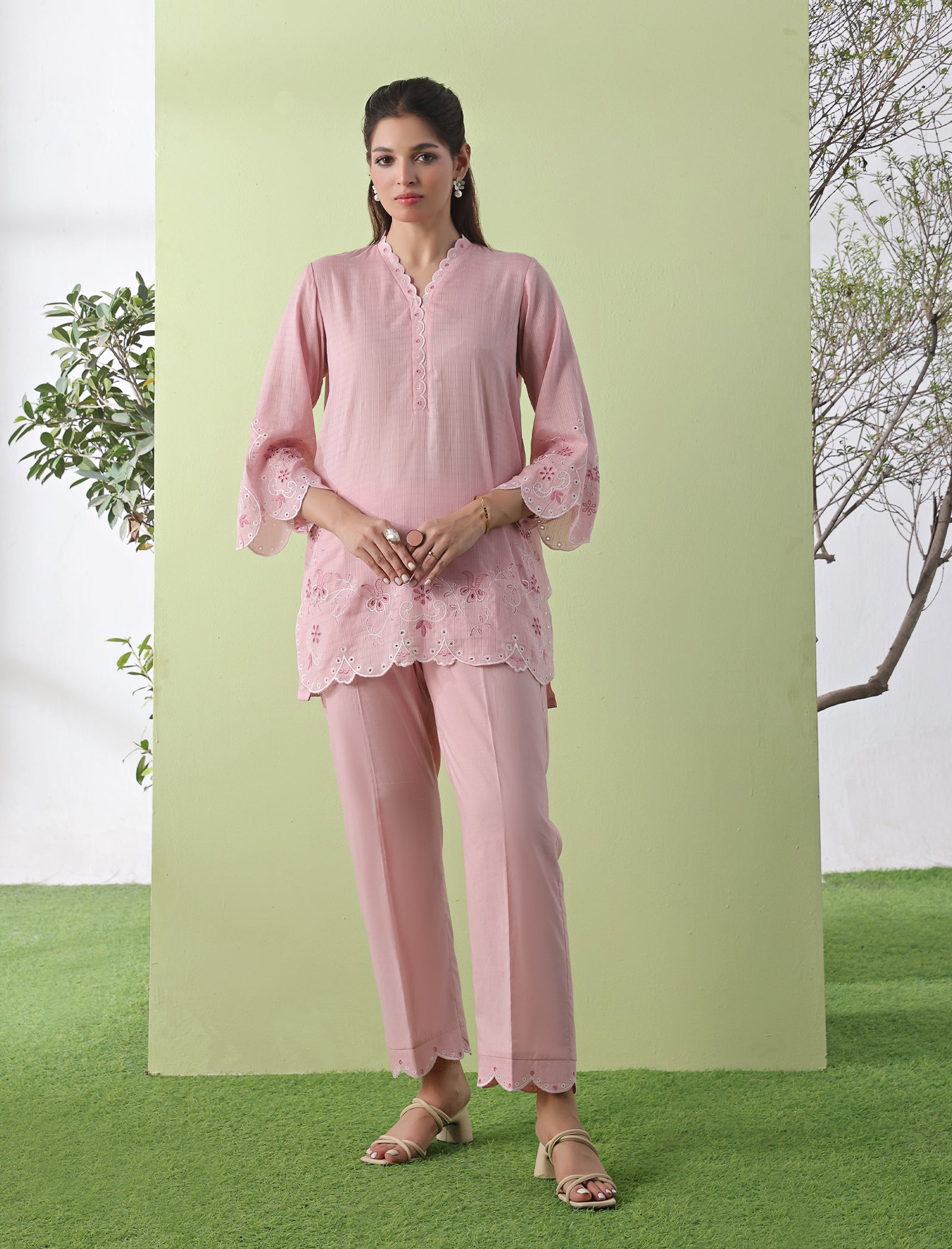 2 Pc Embroidered Coord Set Main image