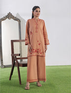 2 Pc Embroidered Coord Set